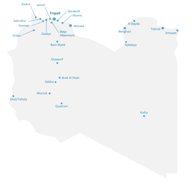 Libye-map